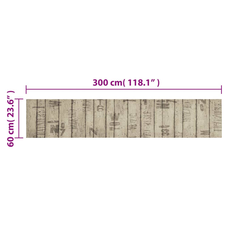 Keukenmat Wasbaar Print Fluweel Hek
