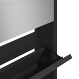 Schoenenkast Met Spiegel 5-Laags 63X17X169,5 Cm