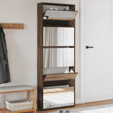 Schoenenkast Met Spiegel 5-Laags 63X17X169,5 Cm