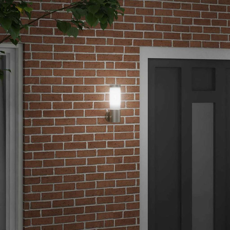 Buitenwandlamp 12 X 7.5 X 27 Cm Roestvrij Staal