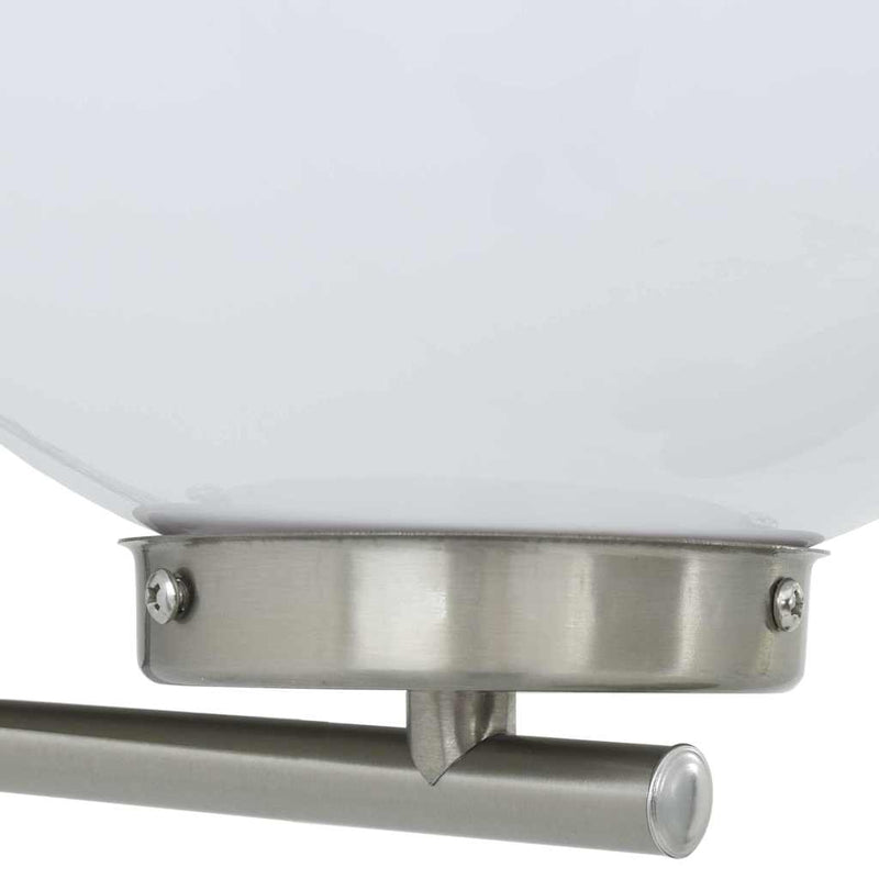 Buiten Wandlamp Zilver 29 X 25 X 33 Cm Roestvrij Staal