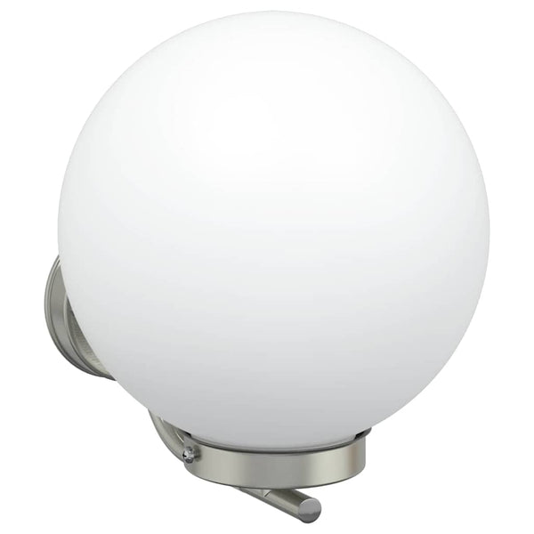 Buiten Wandlamp Zilver 29 X 25 X 33 Cm Roestvrij Staal