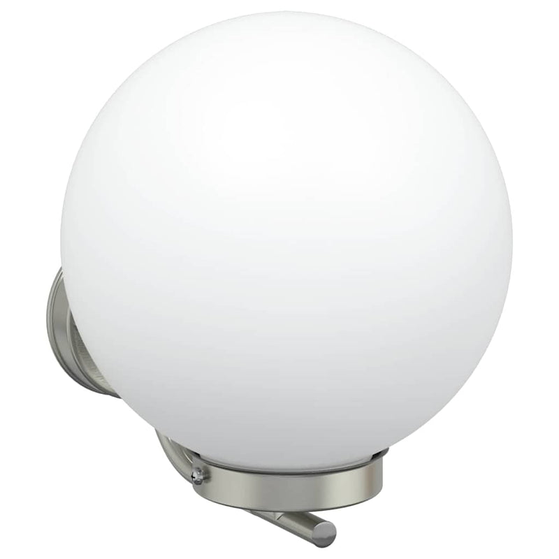 Buiten Wandlamp Zilver 29 X 25 X 33 Cm Roestvrij Staal