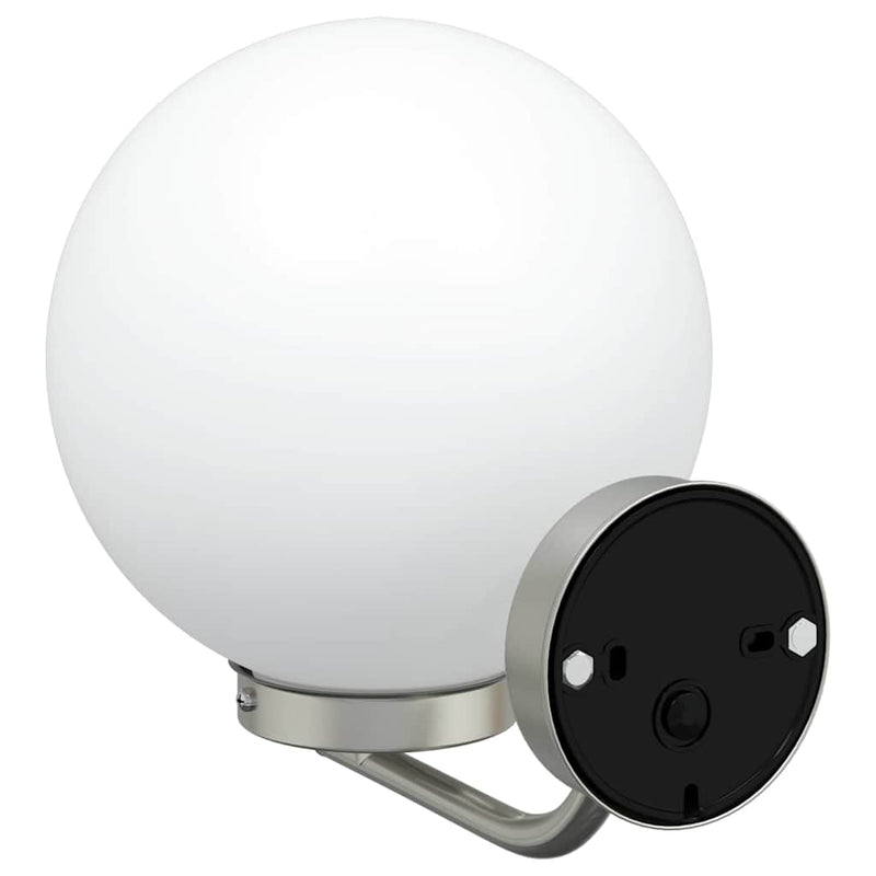 Buiten Wandlamp Zilver 29 X 25 X 33 Cm Roestvrij Staal