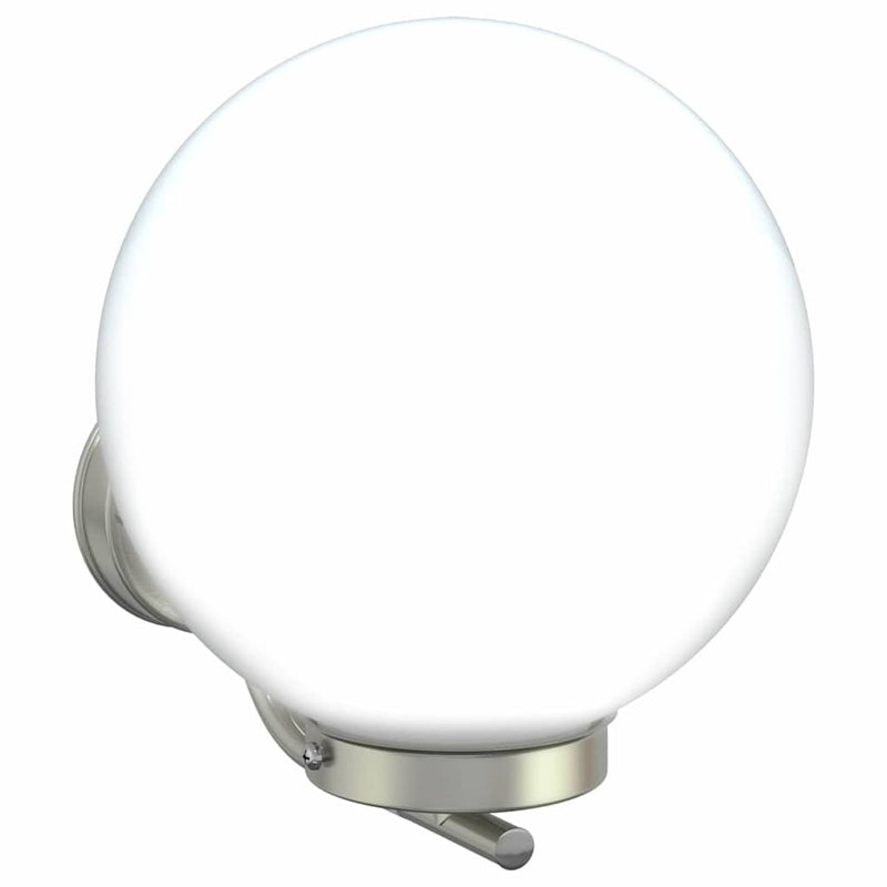 Buiten Wandlamp Zilver 29 X 25 X 33 Cm Roestvrij Staal