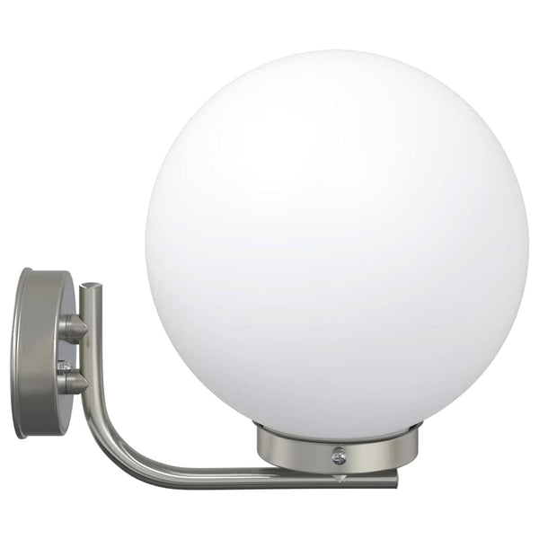 Buiten Wandlamp Zilver 29 X 25 X 33 Cm Roestvrij Staal