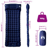 Kampeermatras Met Kussen Zelfopblazend