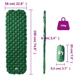 Kampeermatras Opblaasbaar 190X58X6 Cm 1- Persoons