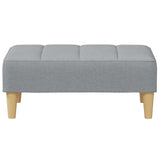 Slaapbank 2-Zits Met Voetenbank Stof