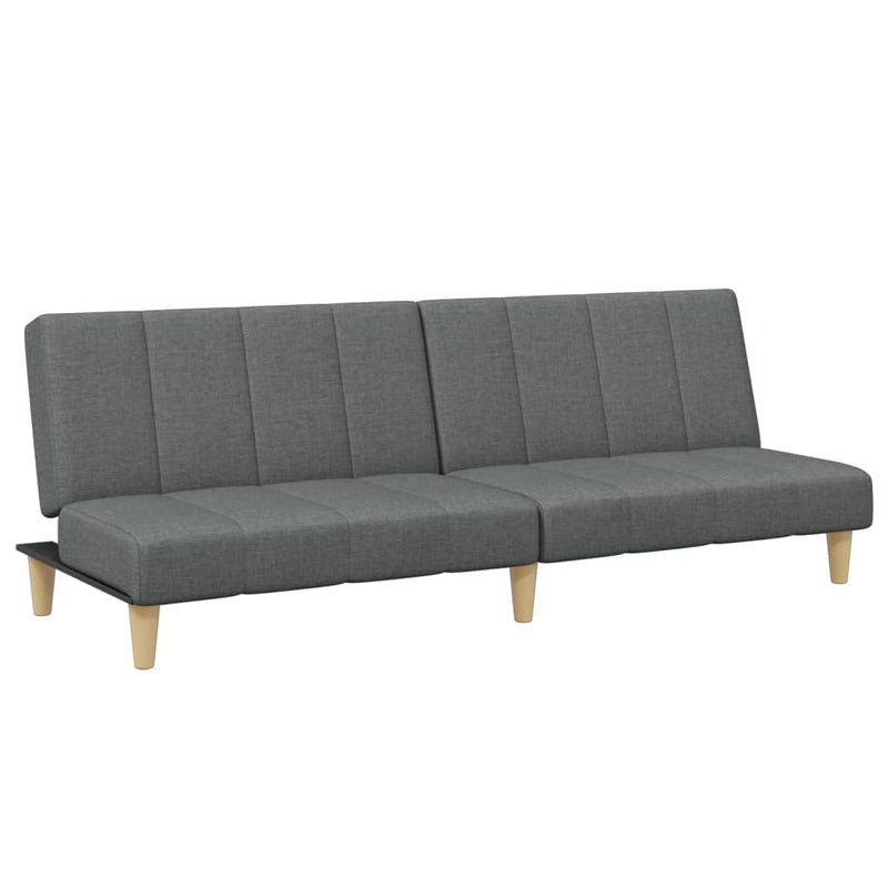 Slaapbank 2-Zits Met Voetenbank Stof