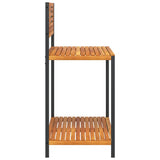 Tuinwerktafel 90X50X110 Cm Massief Acaciahout En Staal