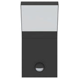 Buitenwandlampen Led Met Sensors Gegoten Aluminium Zwart