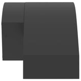 Buitenwandlamp Led Met Sensors Gegoten Aluminium Zwart