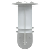 Buitenwandlamp Met Sensor Roestvrij Staal Kleurig Zilver