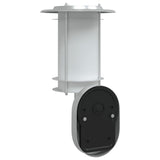 Buitenwandlamp Met Sensor Roestvrij Staal Kleurig Zilver