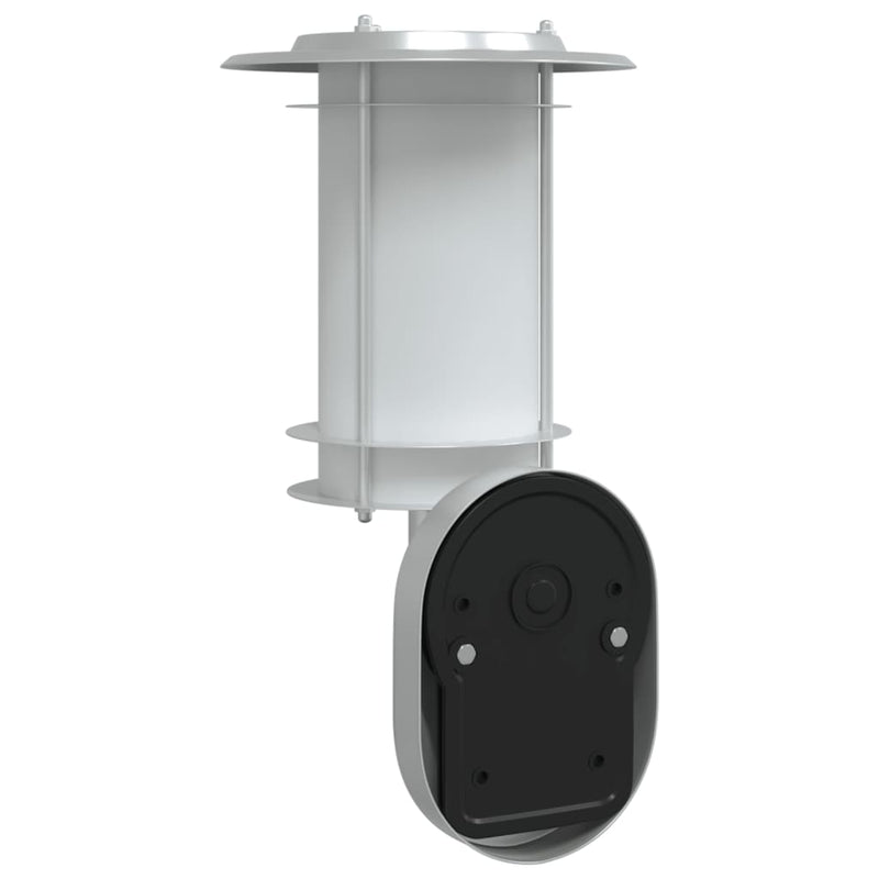 Buitenwandlamp Met Sensor Roestvrij Staal Kleurig Zilver