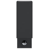Buitenwandlamp Met Sensor Gegoten Aluminium Zwart