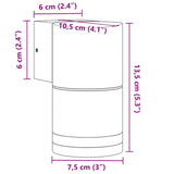 Buitenwandlampen Gegoten Aluminium Zwart