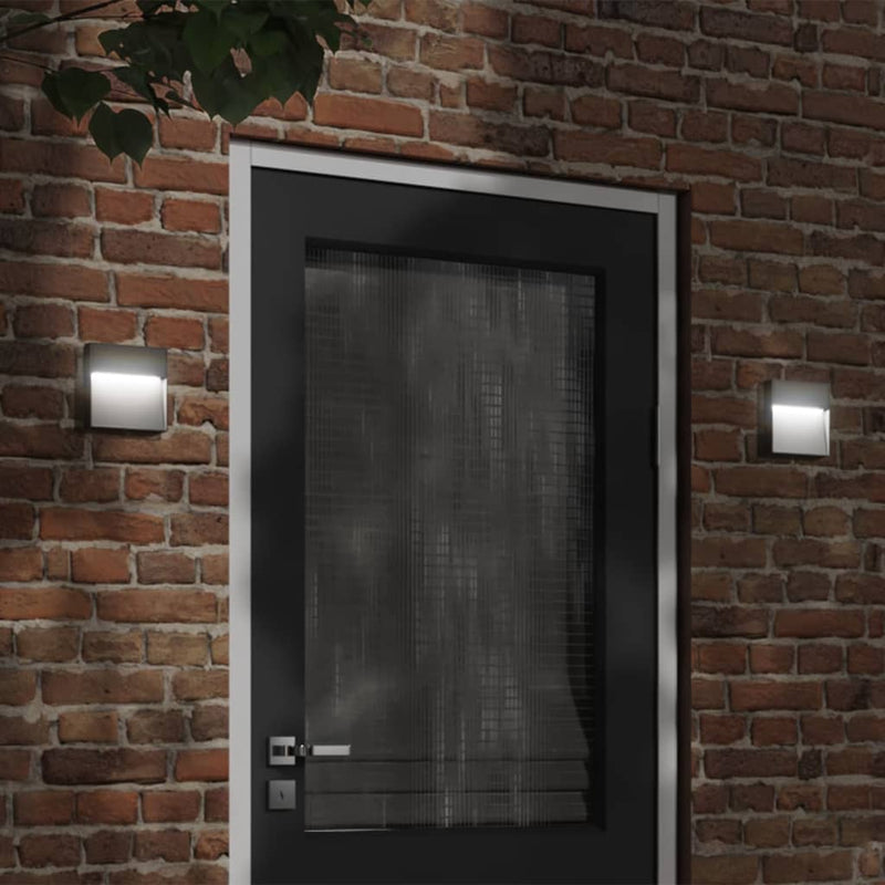 Led-Buitenwandlampen 3 W Zwart