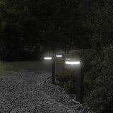 Buitenlampen Staand 3 St Gegoten Aluminium Zwart
