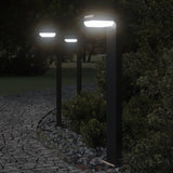 Buitenlampen Staand 3 St Gegoten Aluminium Zwart