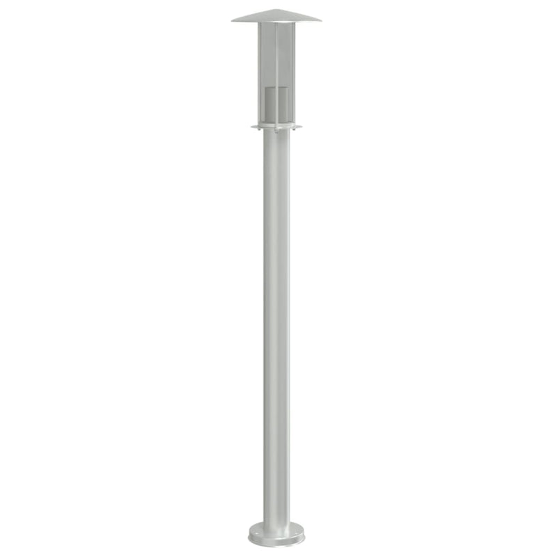 Vloerlamp Voor Buiten Roestvrij Staal Kleurig Zilver