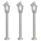 Vloerlamp Voor Buiten Roestvrijstaal Kleurig Zilver