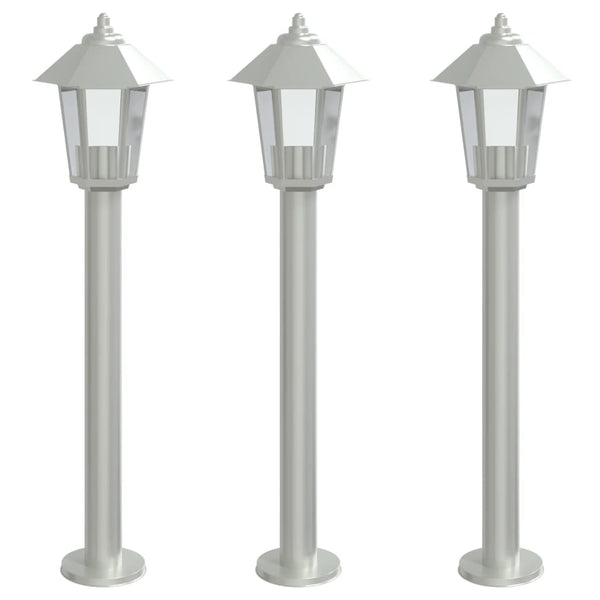 Vloerlamp Voor Buiten Roestvrijstaal Kleurig Zilver