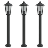 Vloerlamp Voor Buiten Roestvrijstaal Zwart
