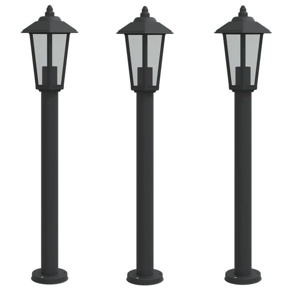 Vloerlamp Voor Buiten Roestvrijstaal Zwart