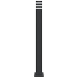 Buitenvloerlampen Aluminium Zwart Zilver 110 Cm