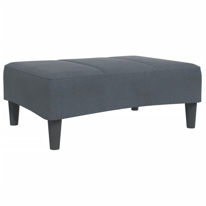 Voetenbank 77X55X31 Cm Fluweel