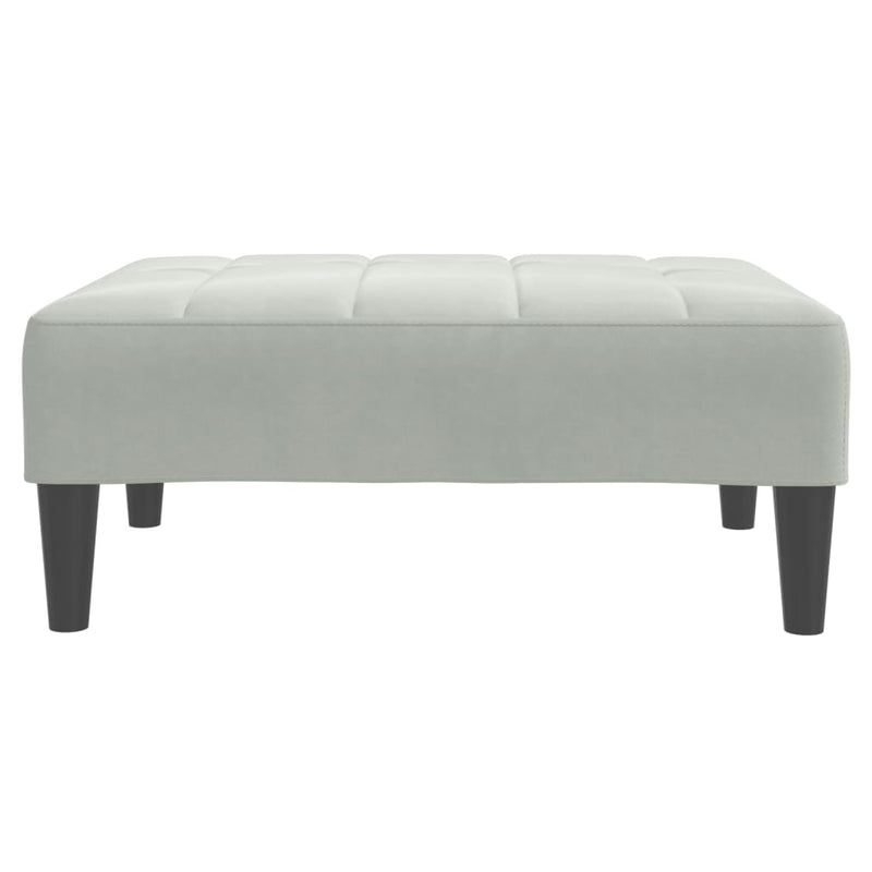 Voetenbank 77X55X31 Cm Fluweel