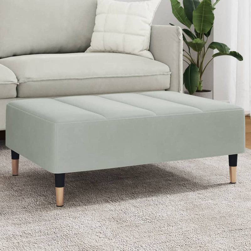 Voetenbank 77X55X31 Cm Fluweel