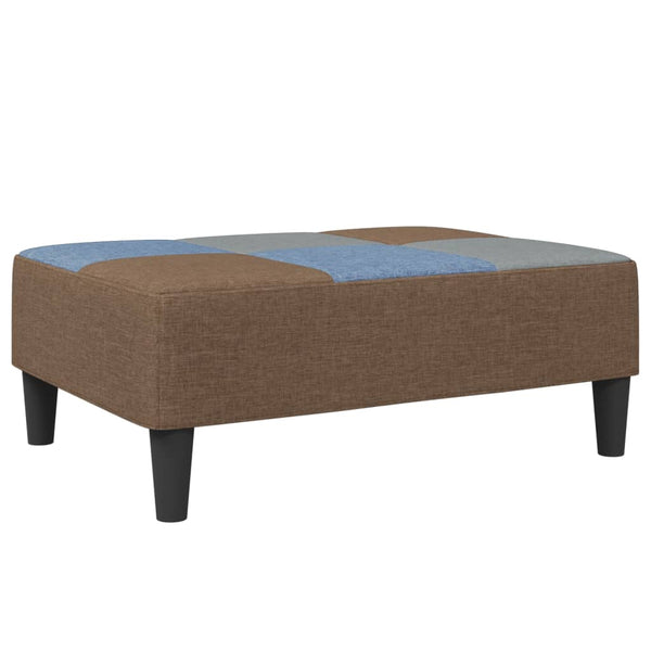 vidaXL Voetenbank 51x41x40 cm stof zwart vidaXL Voetenbank 51x41x40 cm stof zwart