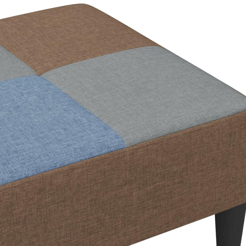 Voetenbank Patchwork 77X55X31 Cm Stof