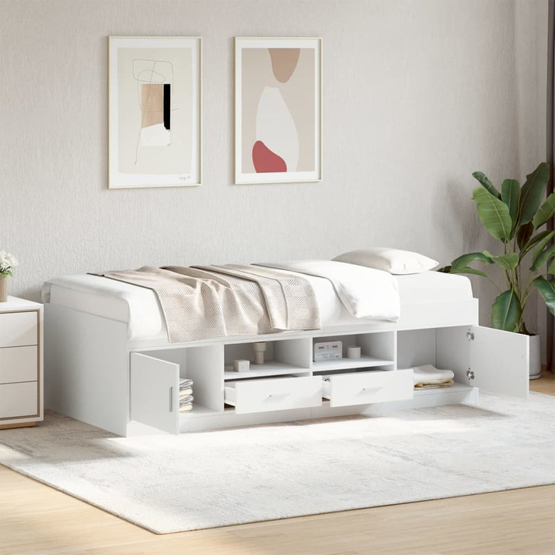Slaapbank Met Lades Zonder Matras Kleurig