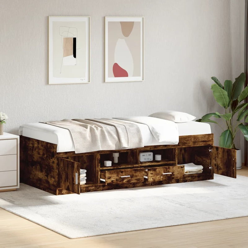 Slaapbank Met Lades Zonder Matras Kleurig
