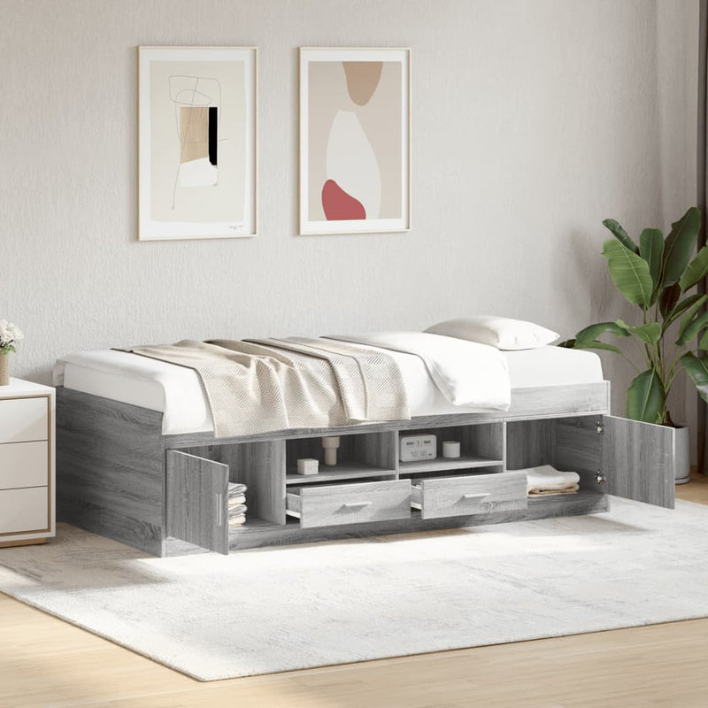 Slaapbank Met Lades Zonder Matras Kleurig