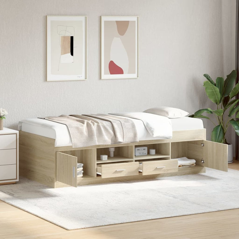 Slaapbank Met Lades Zonder Matras Kleurig