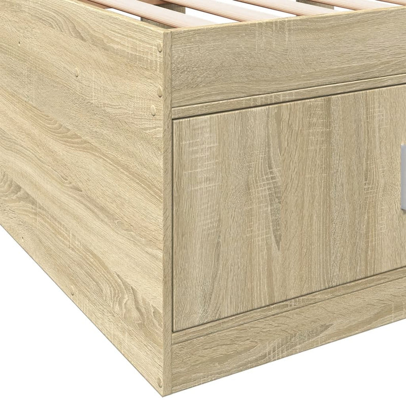 Slaapbank Met Lades Zonder Matras Kleurig