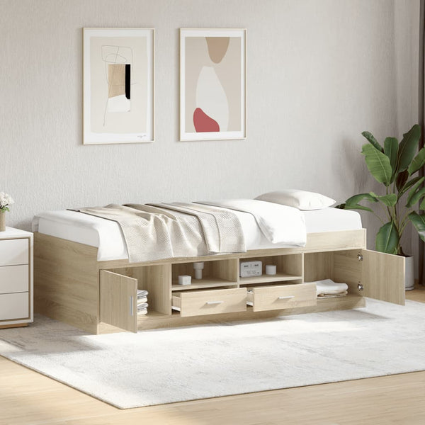 Slaapbank Met Lades Zonder Matras Kleurig