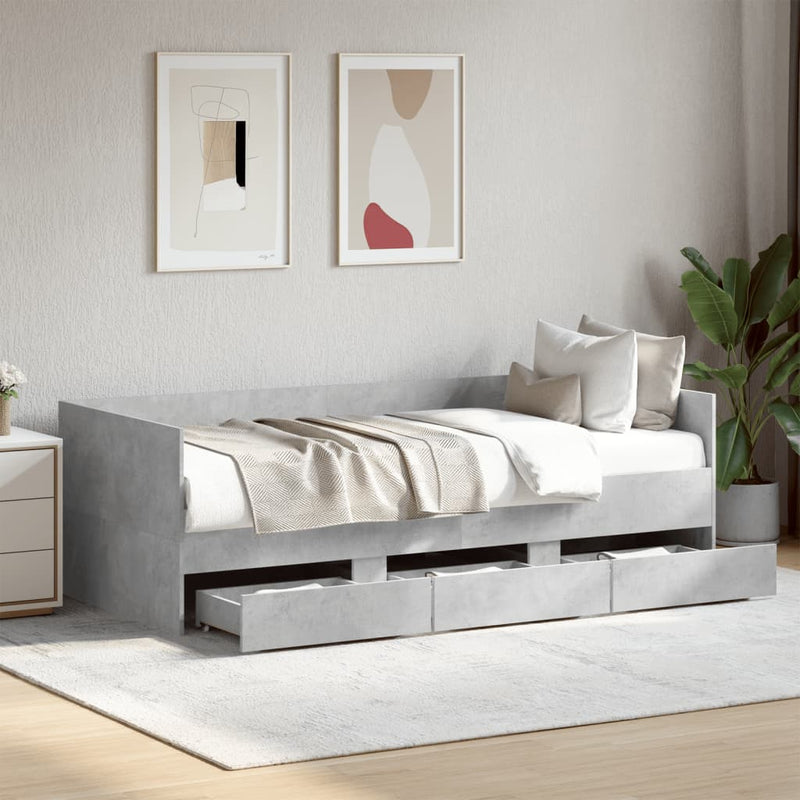 Slaapbank Met Lades Zonder Matras Kleurig