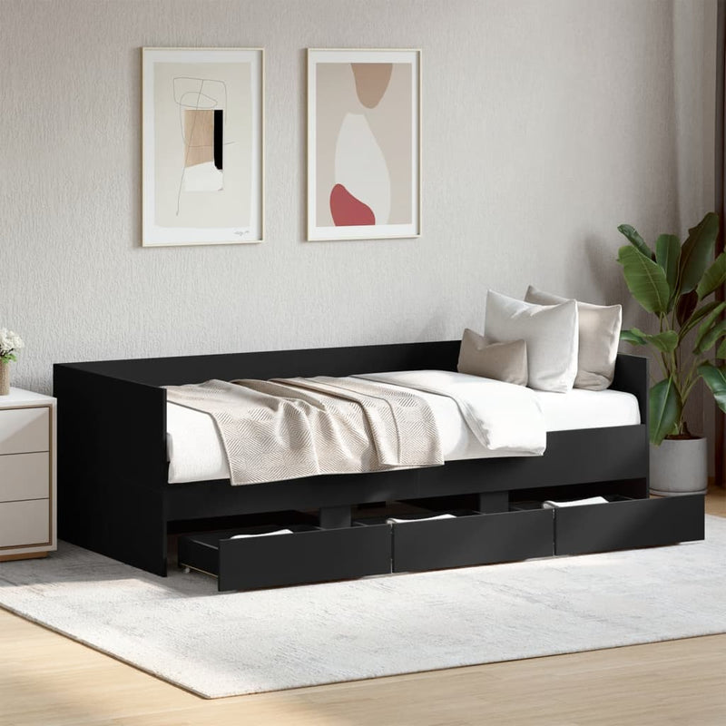 Slaapbank Met Lades Zonder Matras Kleurig