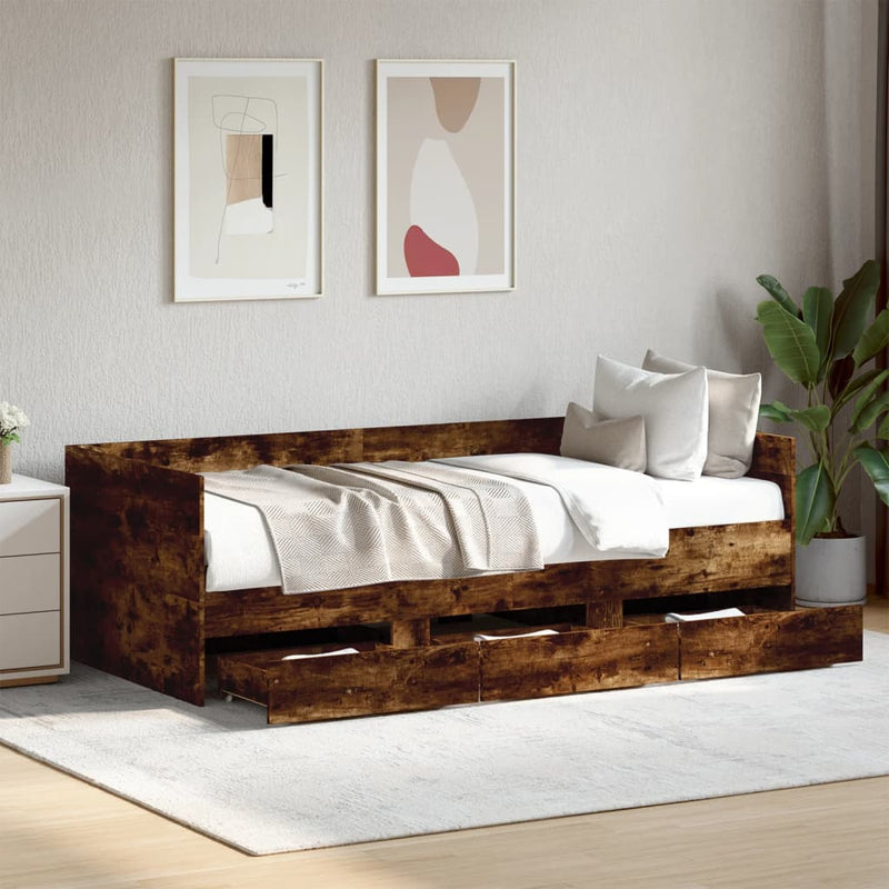 Slaapbank Met Lades Zonder Matras Kleurig