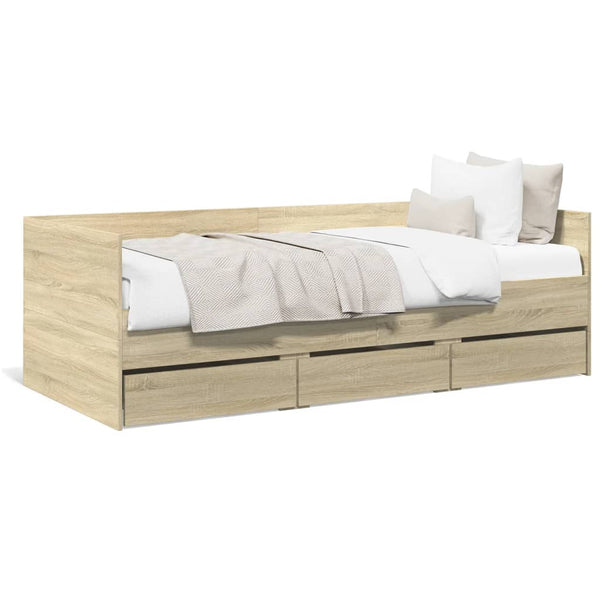 Slaapbank Met Lades Zonder Matras Kleurig
