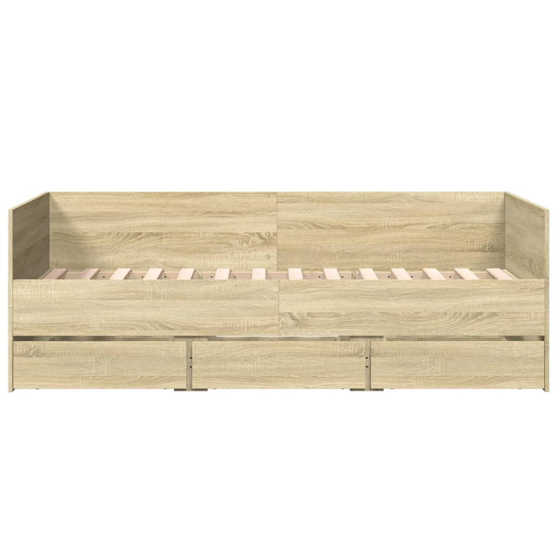 Slaapbank Met Lades Zonder Matras Kleurig