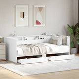 Slaapbank Met Lades Zonder Matras Eiken