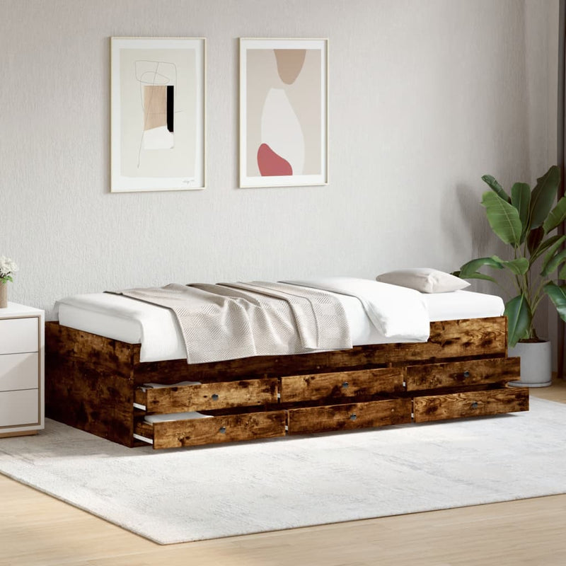 Slaapbank Met Lades Zonder Matras Kleurig