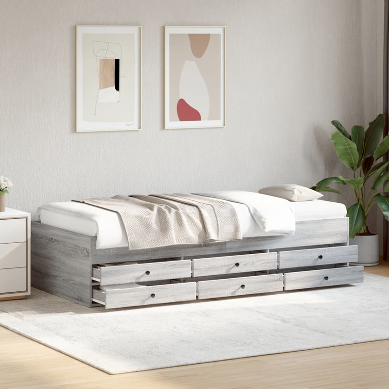 Slaapbank Met Lades Zonder Matras Kleurig